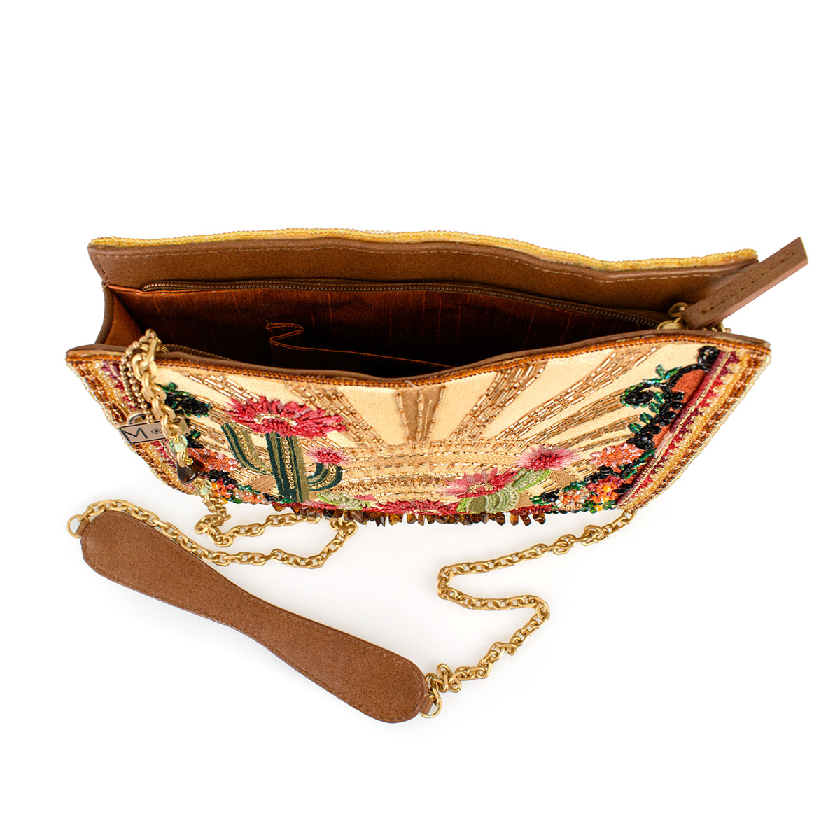 Mary Frances Desert Sunrise Crossbody Clutch