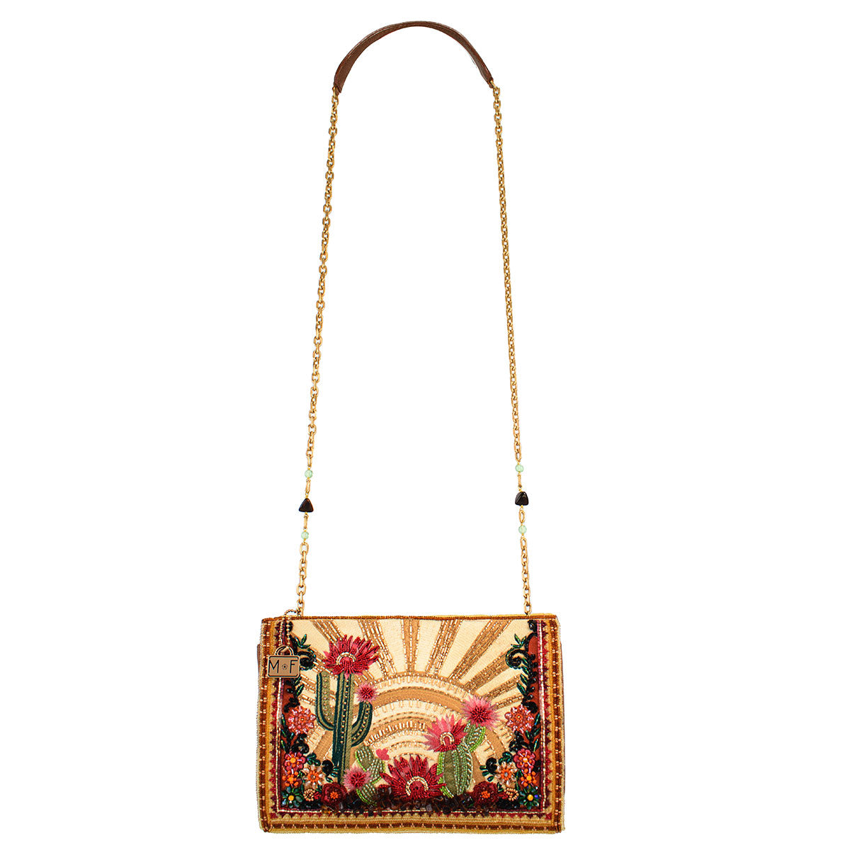 Mary Frances Desert Sunrise Crossbody Clutch
