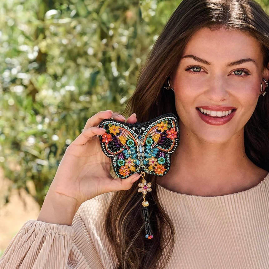 Mary Frances Flight of Fancy Coin Purse