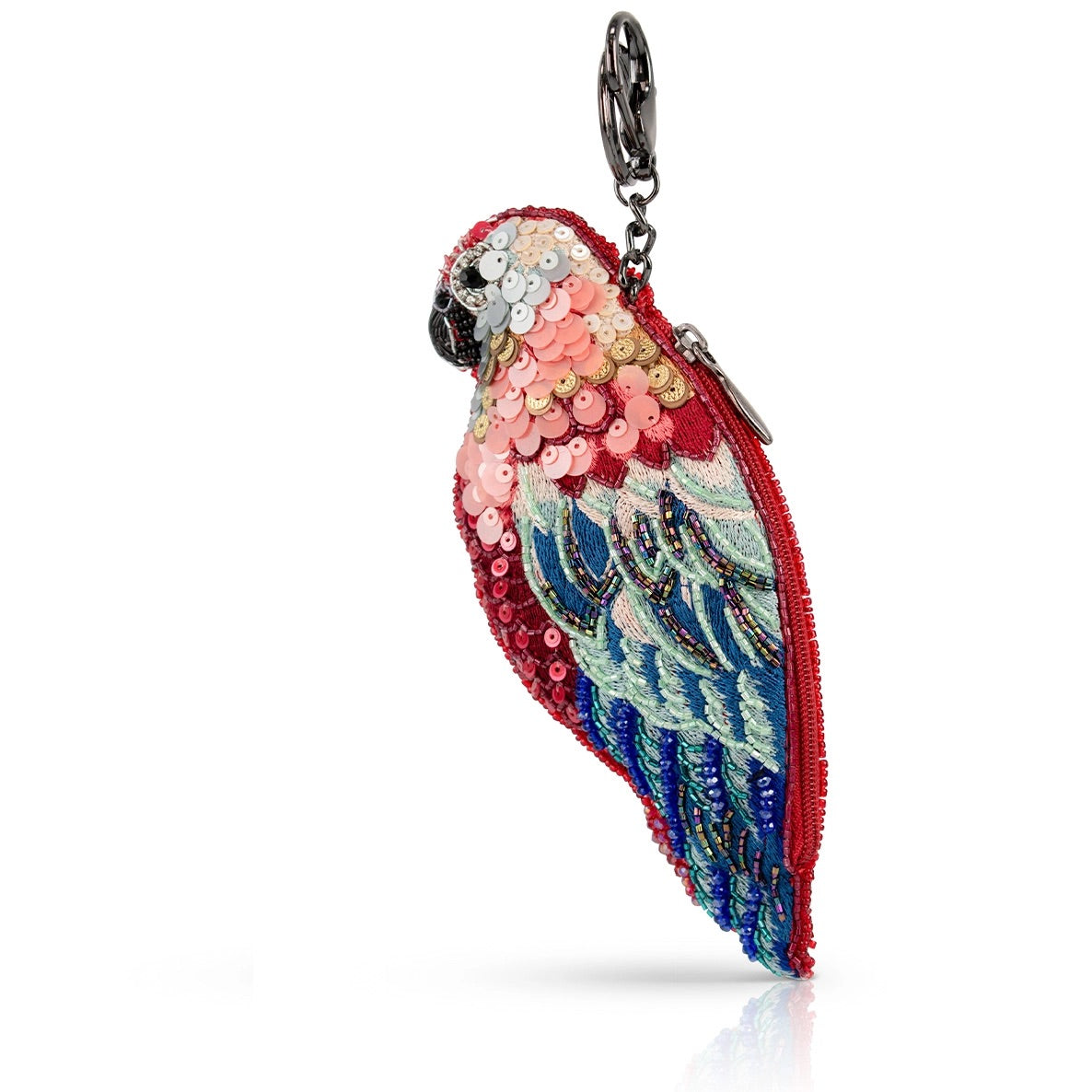 Mary Frances Rainforest Parrot Coin Purse