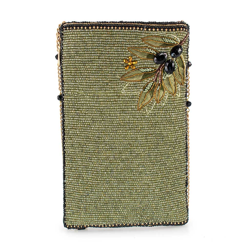 Mary Frances Olive Branch Crossbody Phone Bag