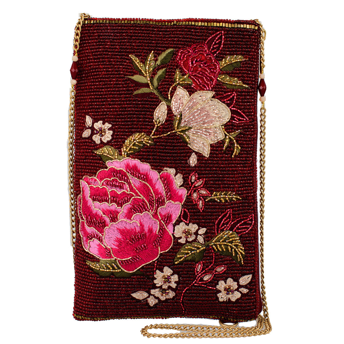 Mary Frances Eastern Bloom Crossbody Phone Bag