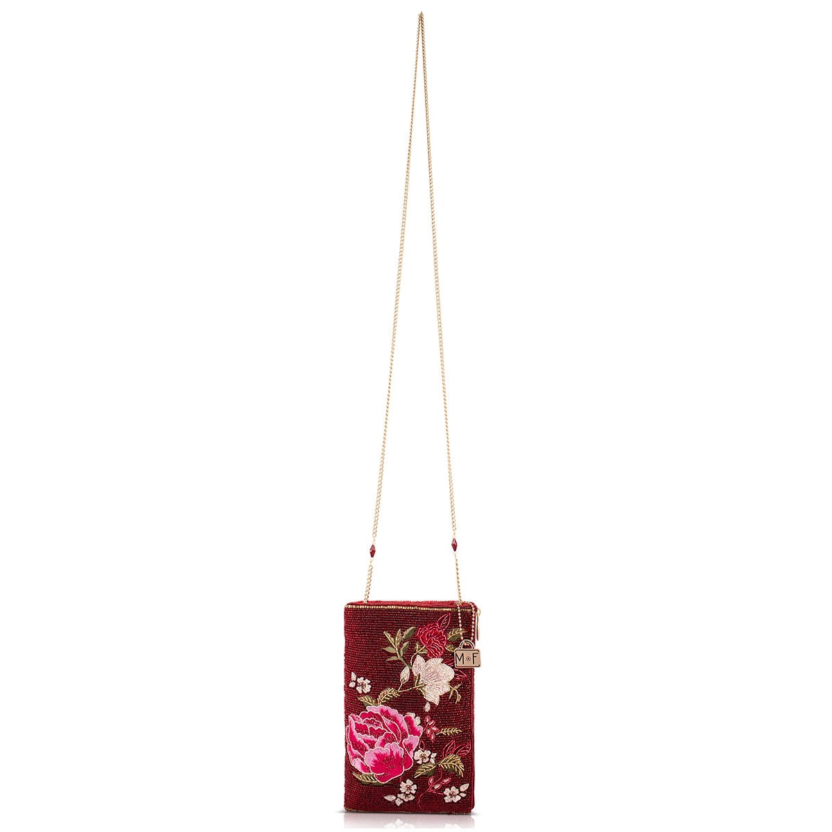 Mary Frances Eastern Bloom Crossbody Phone Bag