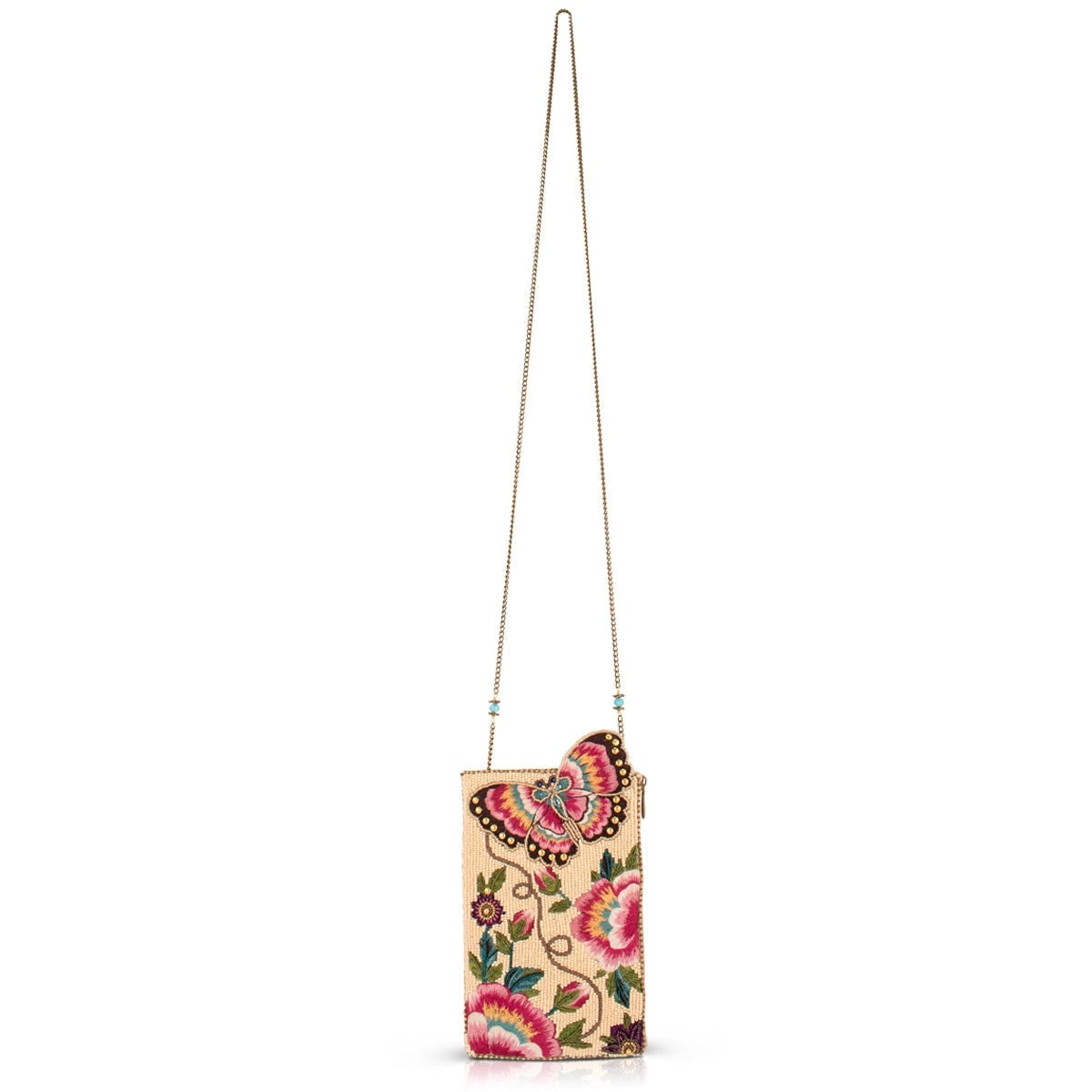 Mary Frances Butterfly Garden Crossbody Phone Bag