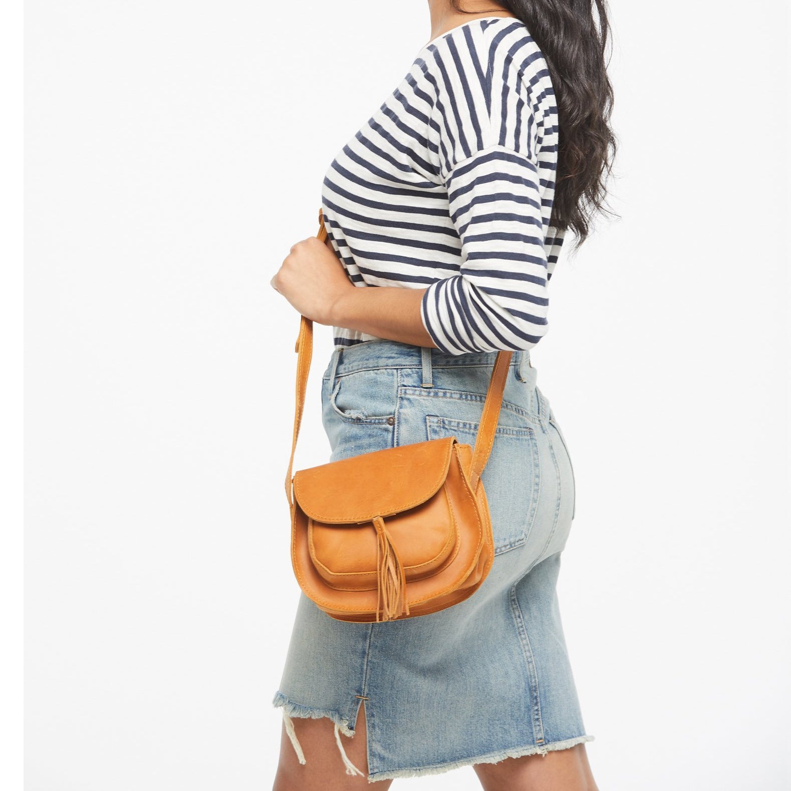 Able Maria Tassel Crossbody