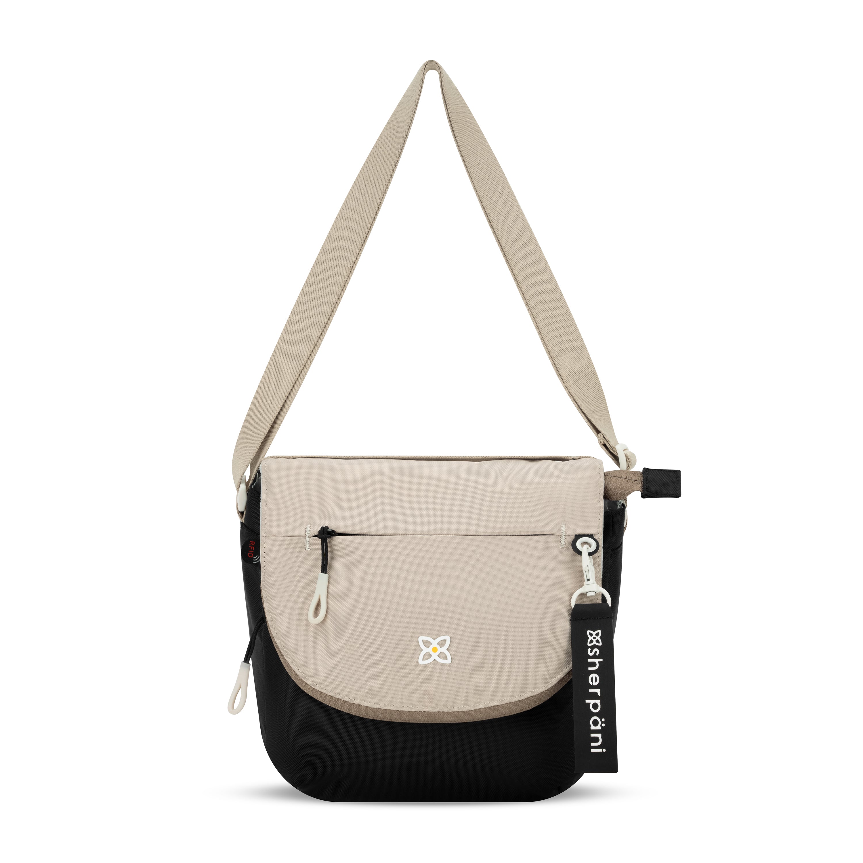 Sherpani Milli Crossbody Shoulder Bag con leche