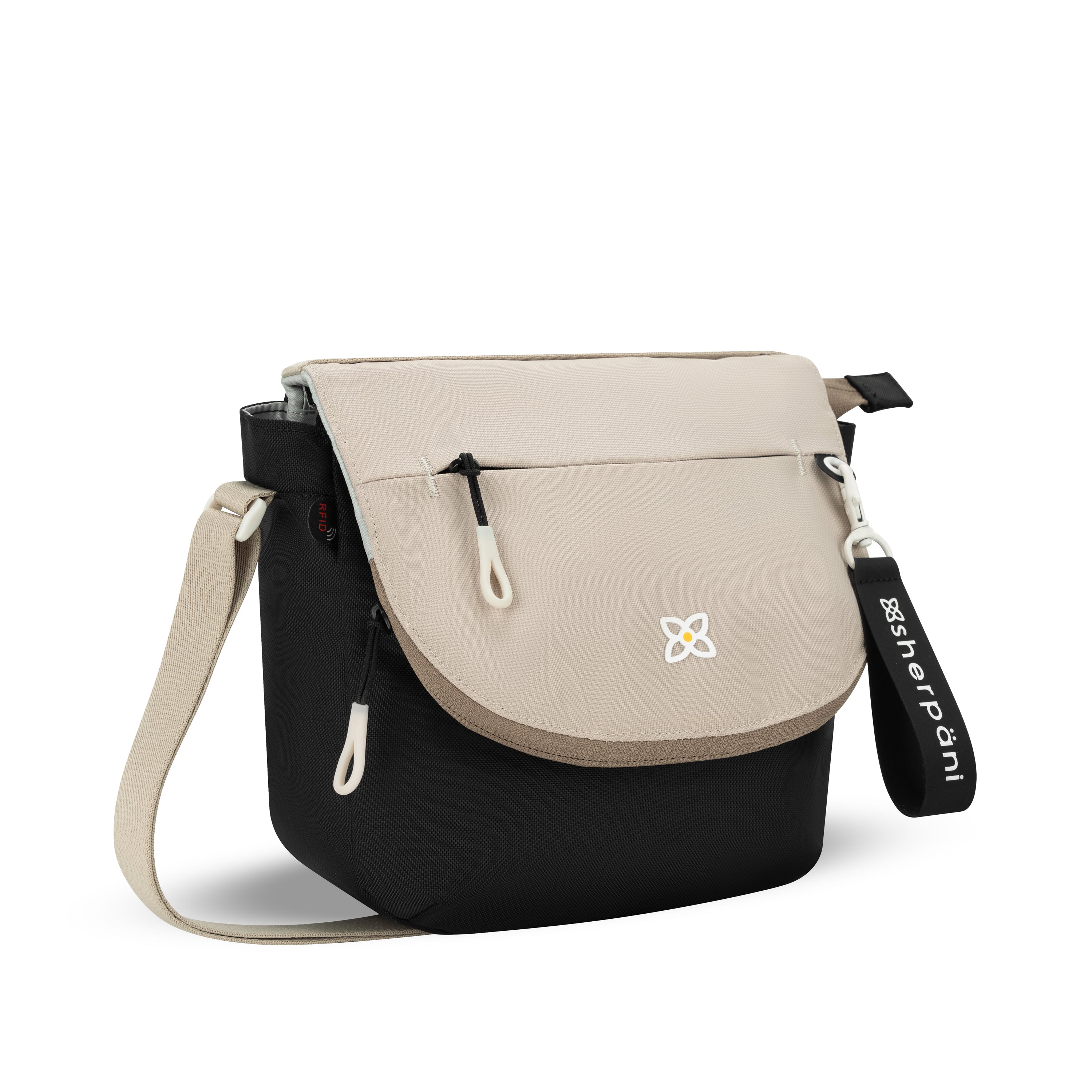 Sherpani Milli Crossbody Shoulder Bag con leche