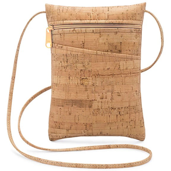 Natalie Therese Mini Crossbody rustic cork