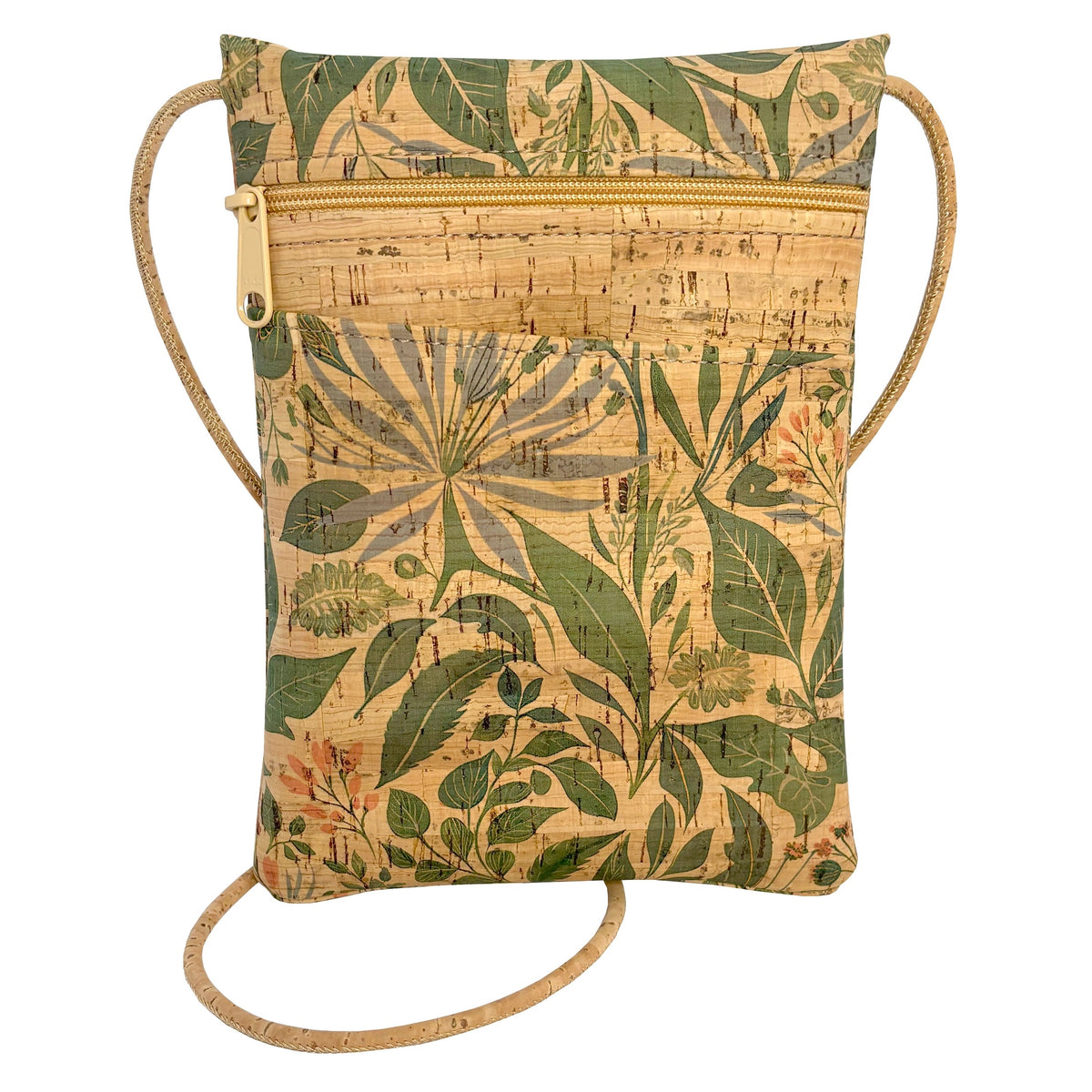 Natalie Therese Mini Crossbody lush botanicals print