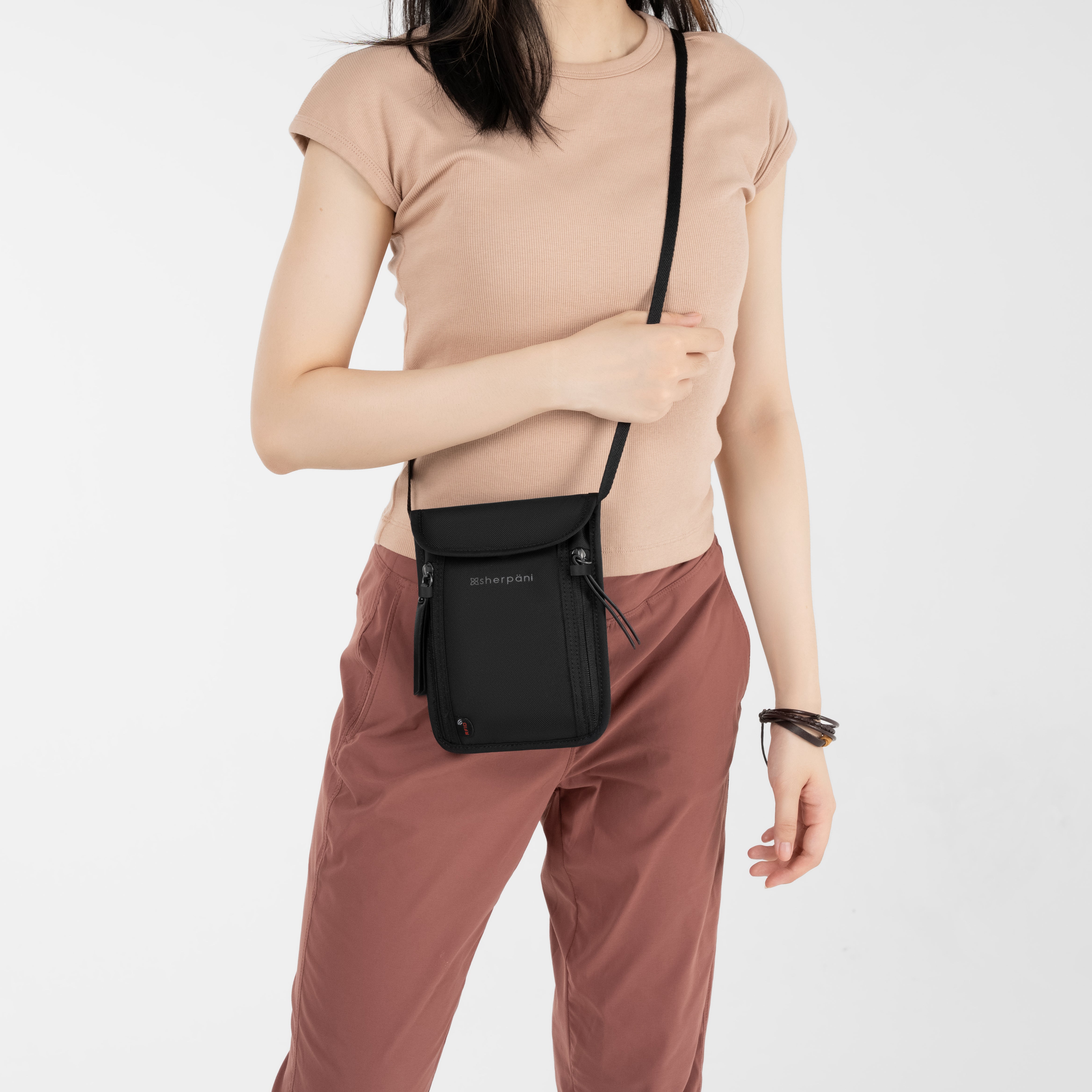 Sherpani Piper AT Travel Mini Crossbody carbon