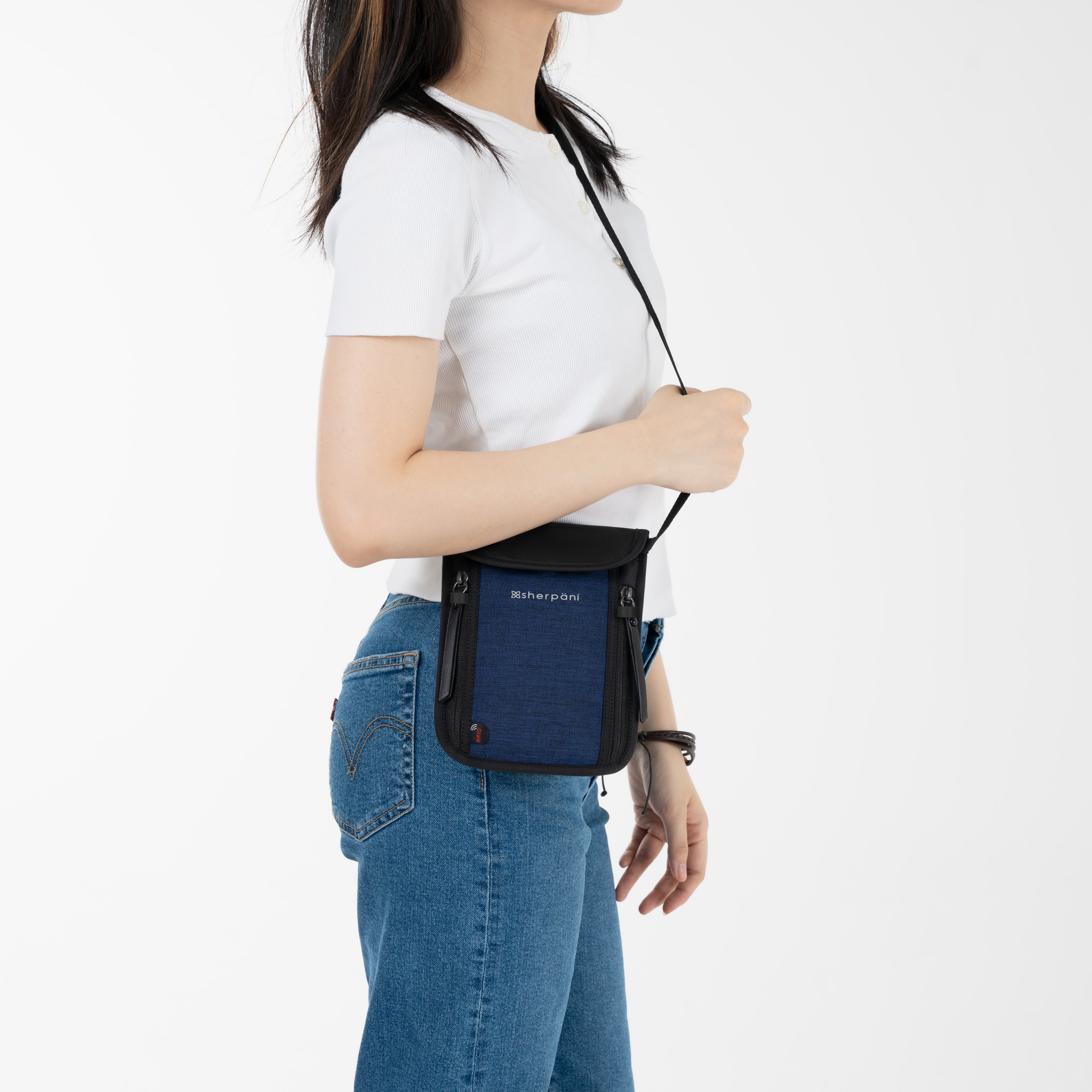 Sherpani Piper AT Travel Mini Crossbody indigo