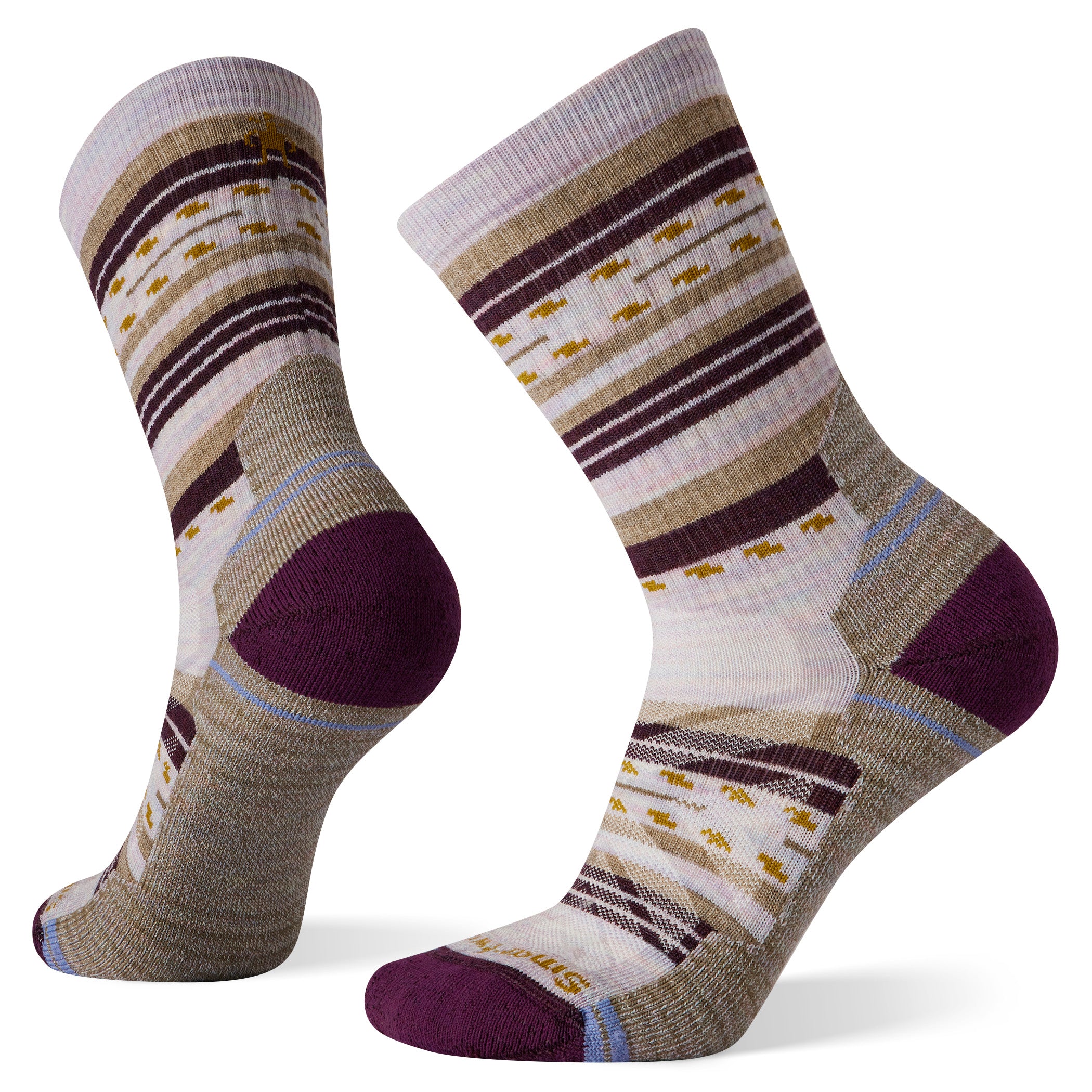 Smartwool Women's Hike Light Cushion Margarita Crew purple eclipse