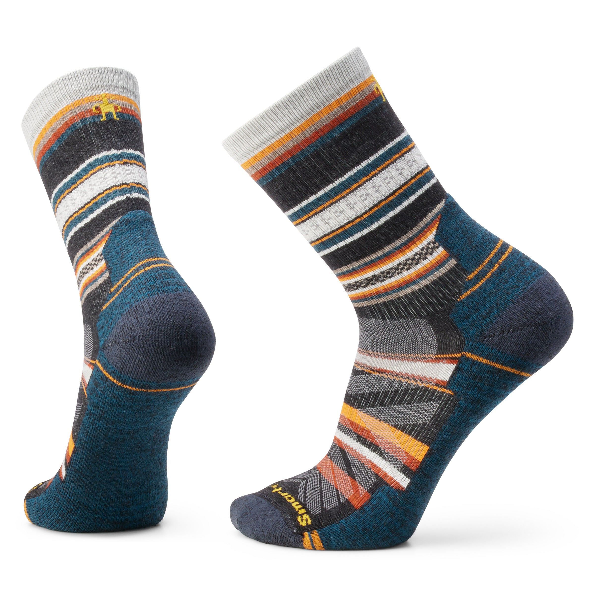 Smartwool Hike Light Cushion Panorama Crew charcoal