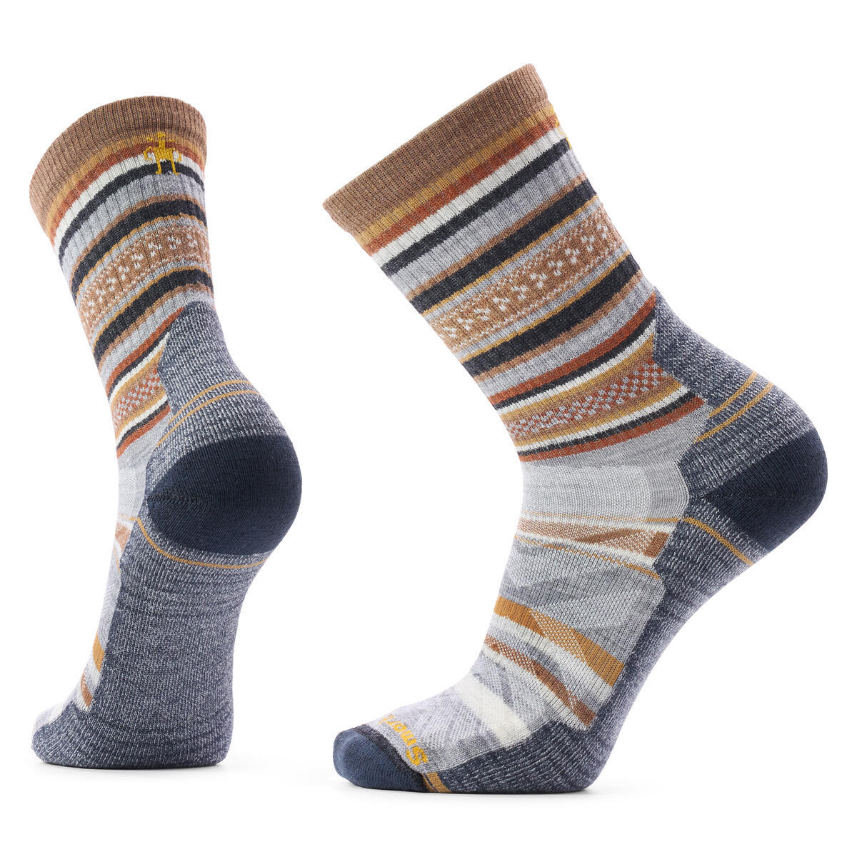 Smartwool Hike Light Cushion Panorama Crew light gray