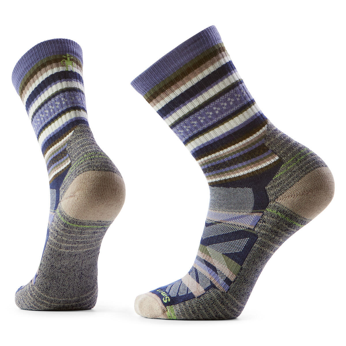 Smartwool Hike Light Cushion Panorama Crew nightfall blue