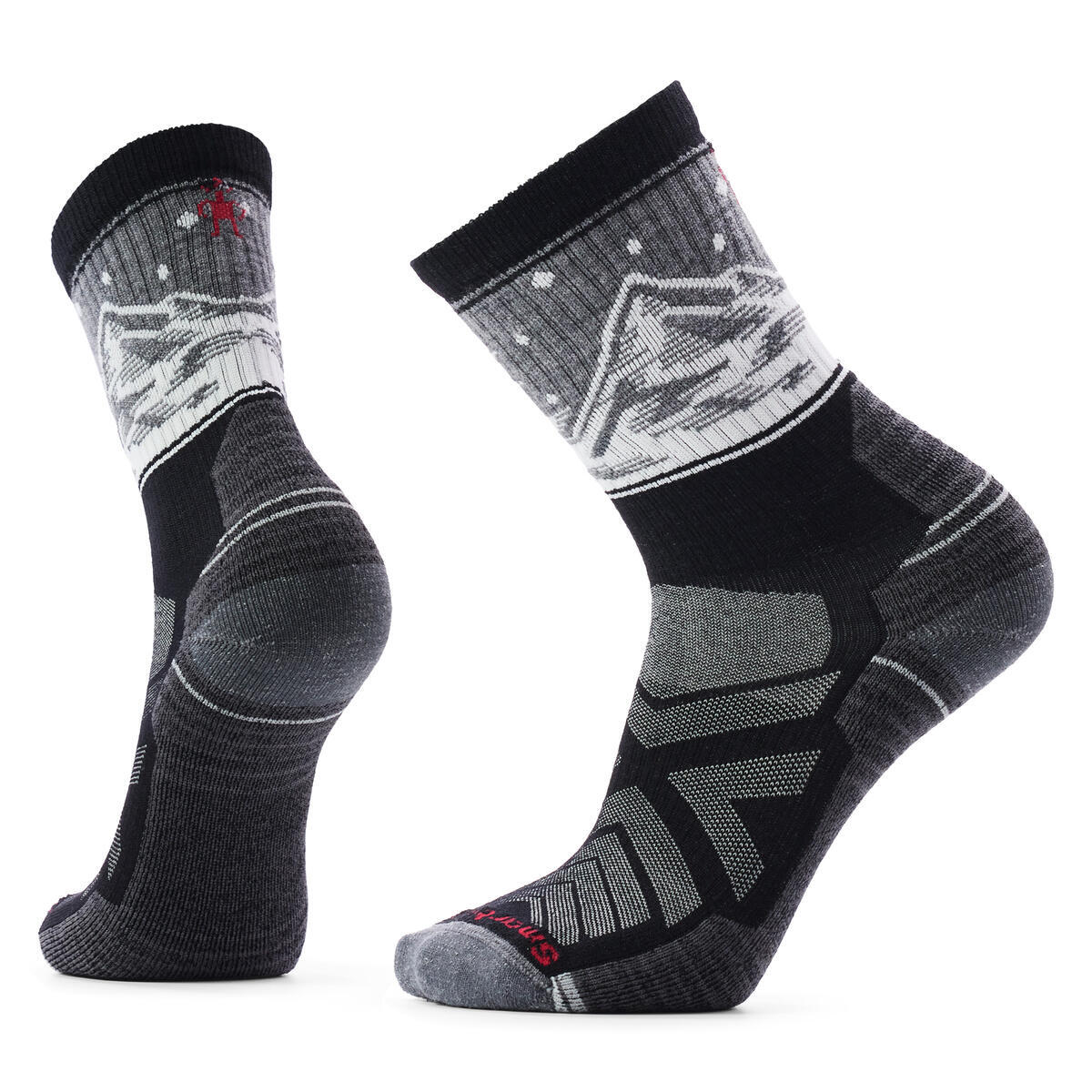 Smartwool Hike Light Cushion Valley View Crew black