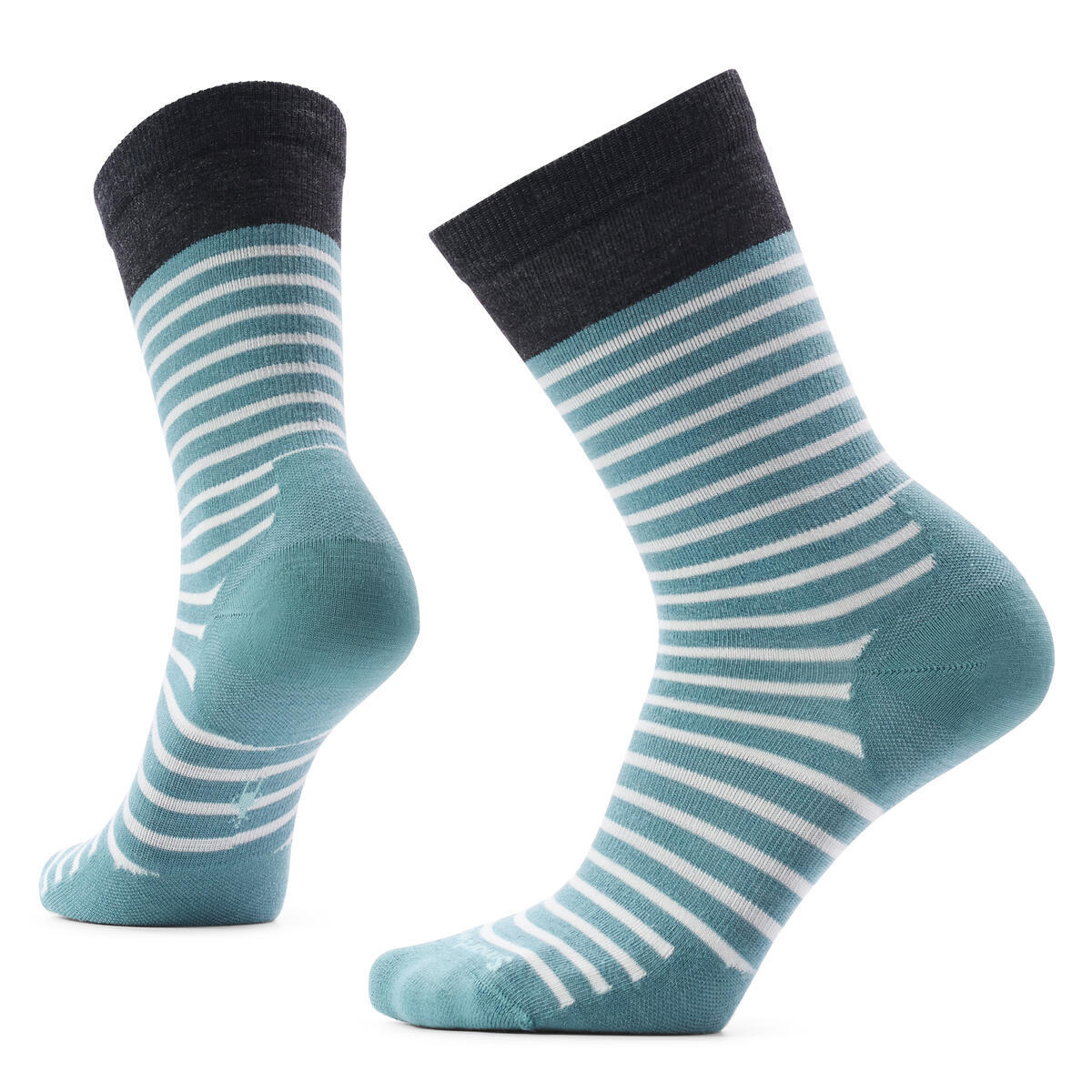 Smartwool Women's Everyday Pin Stripe Crew dusty teal
