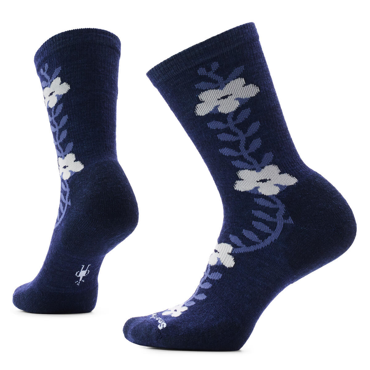 Smartwool Women's Everyday Targeted Cushion Garden Vine Crew deep navy