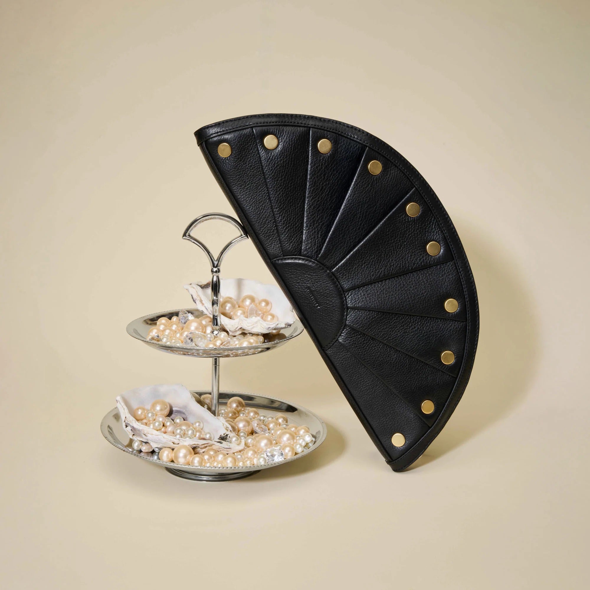 Hammitt Shelley Clutch black/brushed gold
