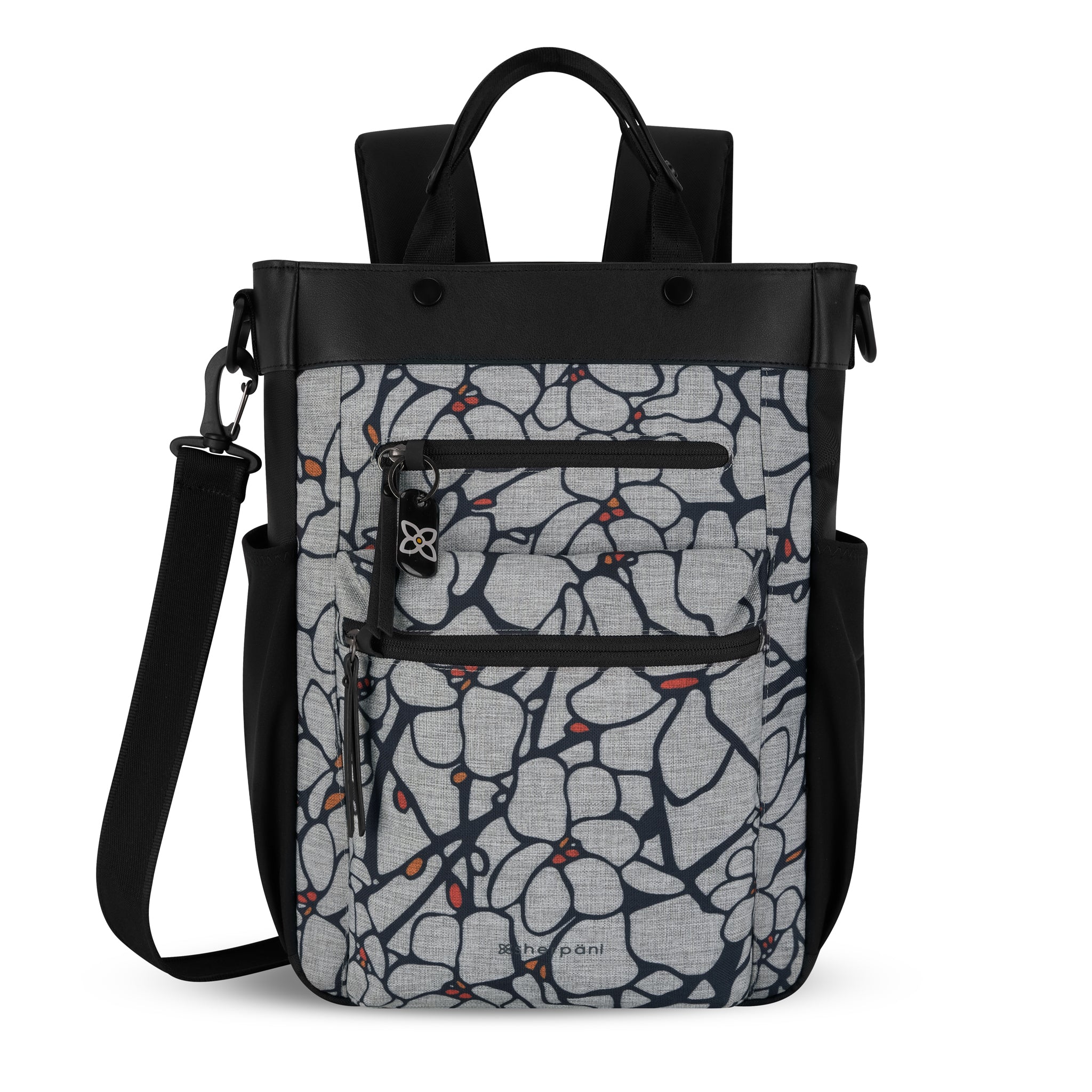 Sherpani Soleil AT Travel Backpack/ Crossbody/ Tote Bag sakura