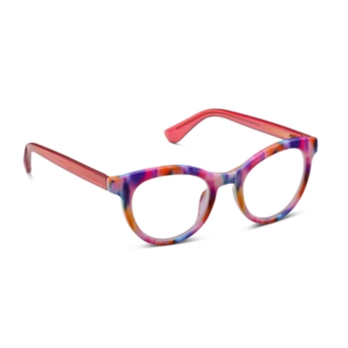 Peepers Tribeca Blue Light Readers ikat/red