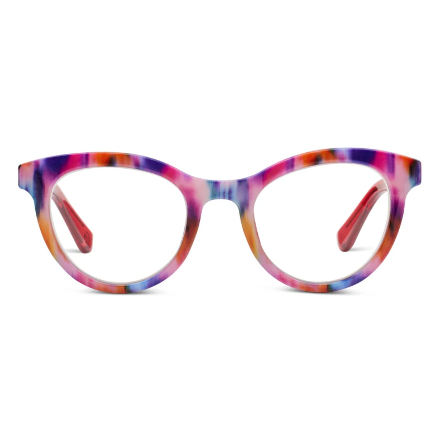 Peepers Tribeca Blue Light Readers ikat/red