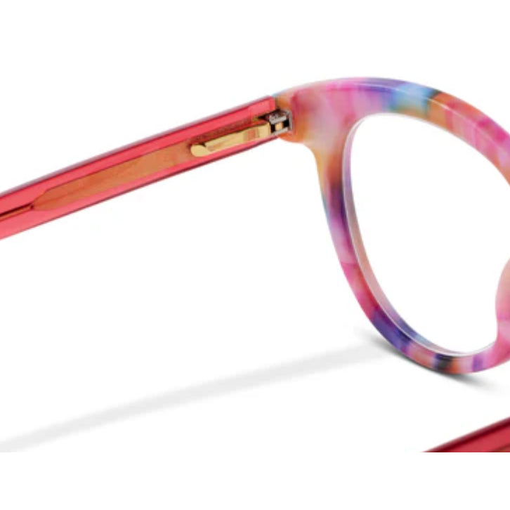 Peepers Tribeca Blue Light Readers ikat/red