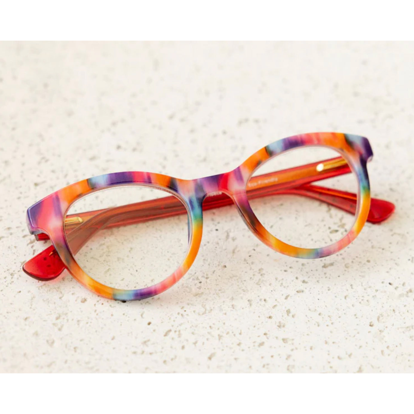 Peepers Tribeca Blue Light Readers ikat/red