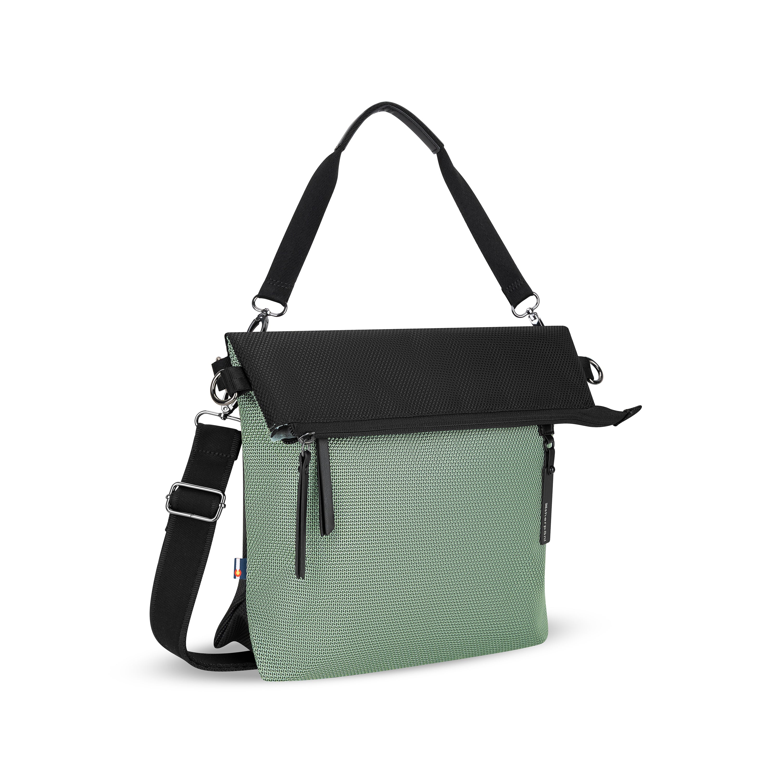 Sherpani Vale AT Reversible Travel Crossbody aloe mist