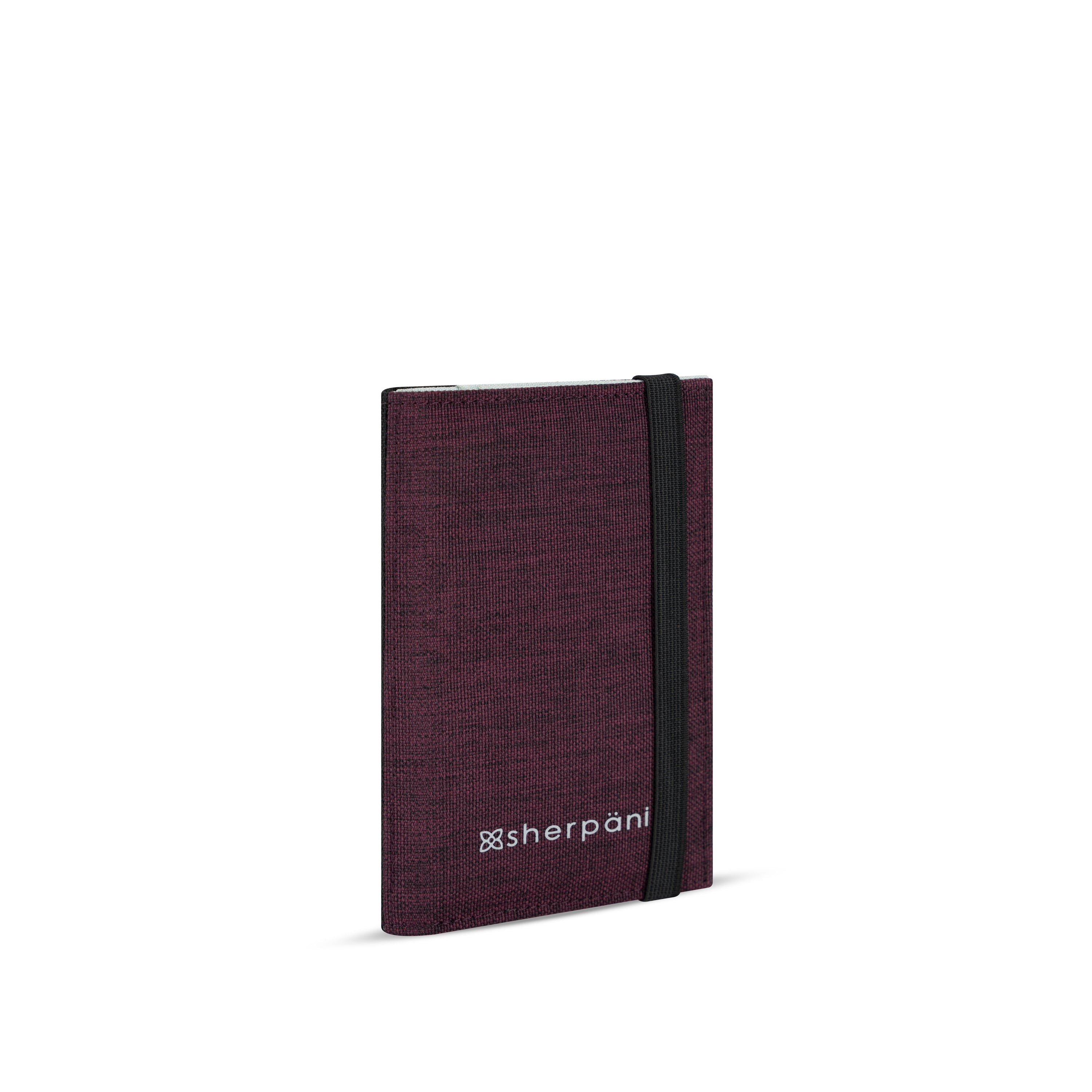 Sherpani Vienna AT Travel Passport Wallet merlot