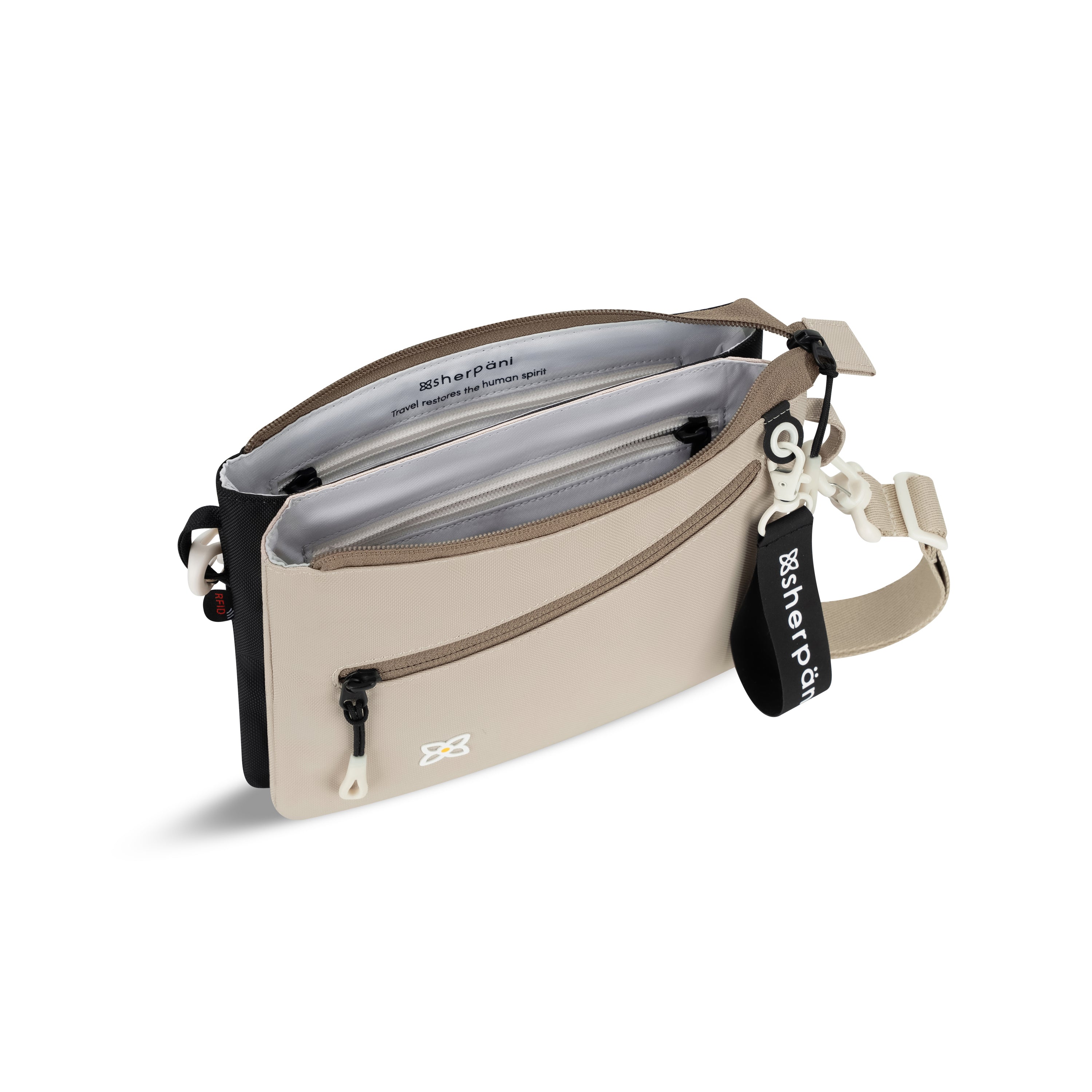 Sherpani Zoom Crossbody con leche