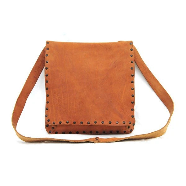 Cydwoq Women's Coat-R Leather Bag tan leather
