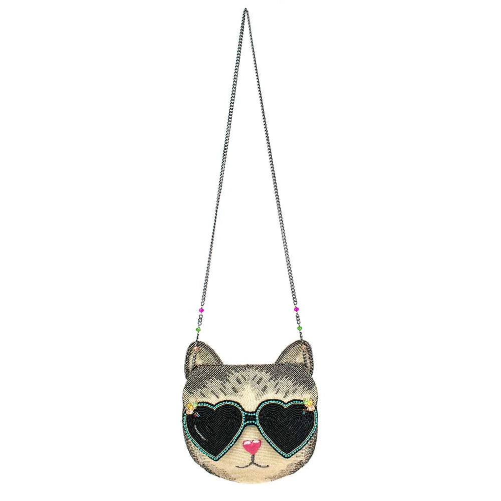 Mary Frances Cool Cat Crossbody Handbag