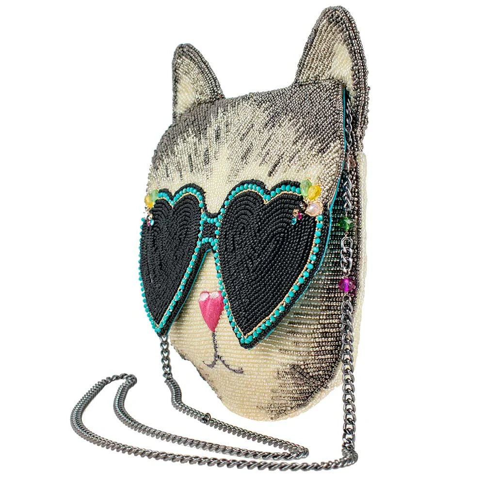 Mary Frances Cool Cat Crossbody Handbag