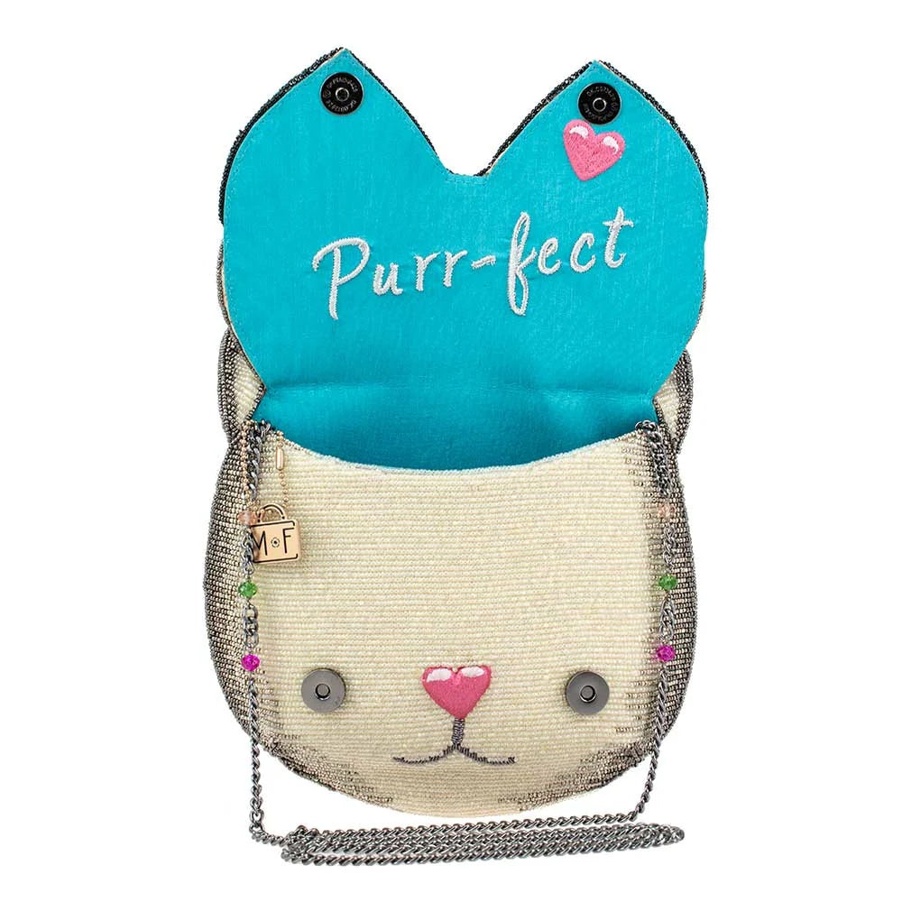 Mary Frances Cool Cat Crossbody Handbag