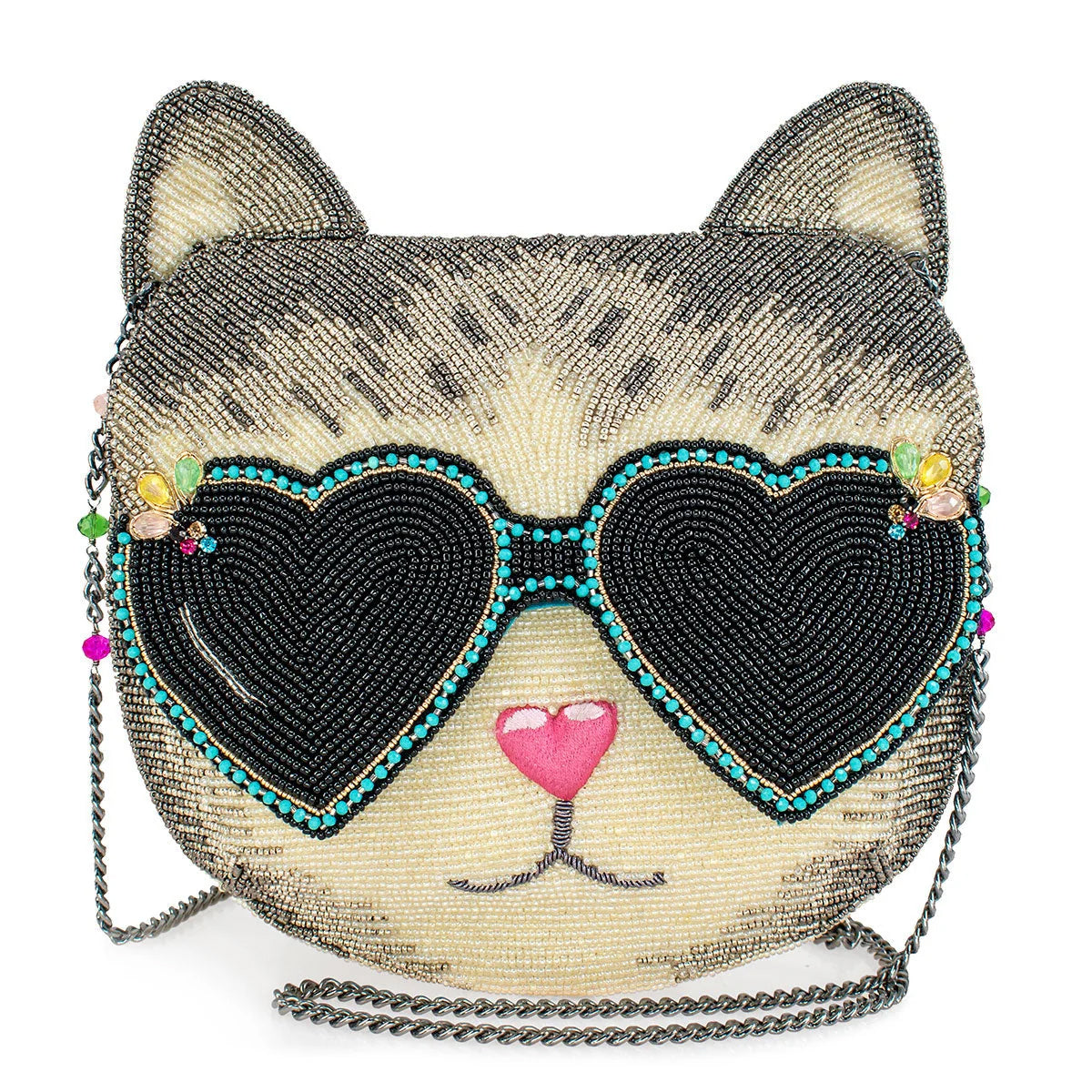 Mary Frances Cool Cat Crossbody Handbag