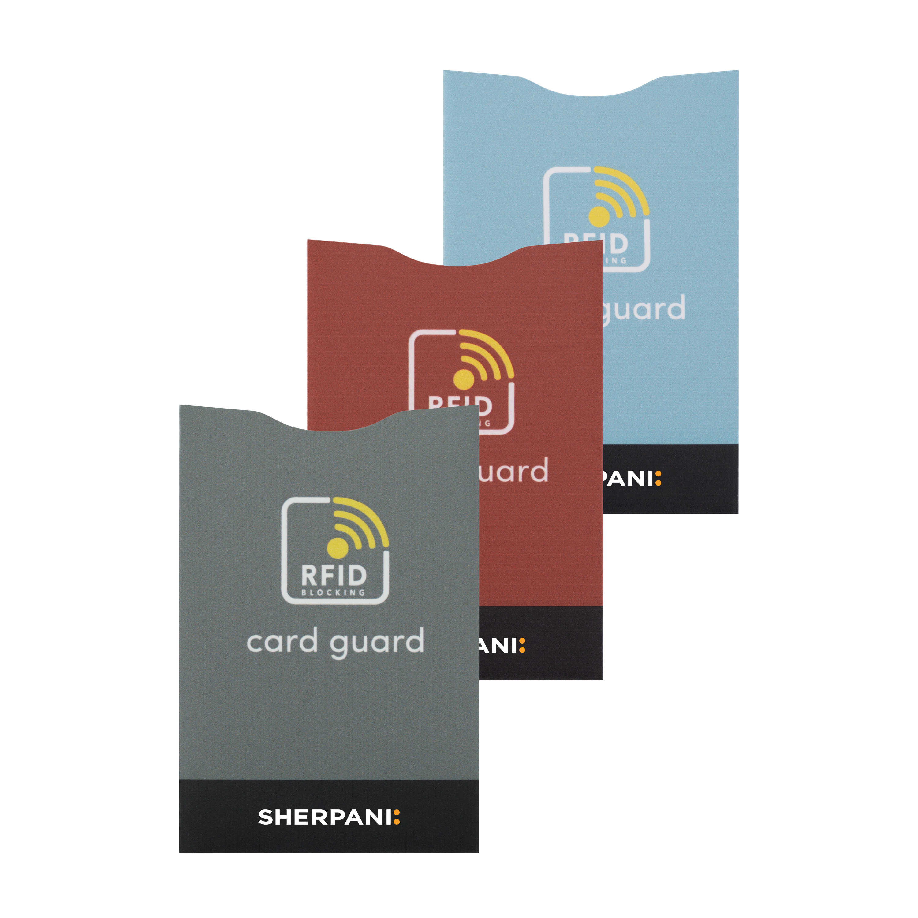 Sherpani Card Guard RFID-Blocking Credit Card Sleeves 3-Pack multi colors