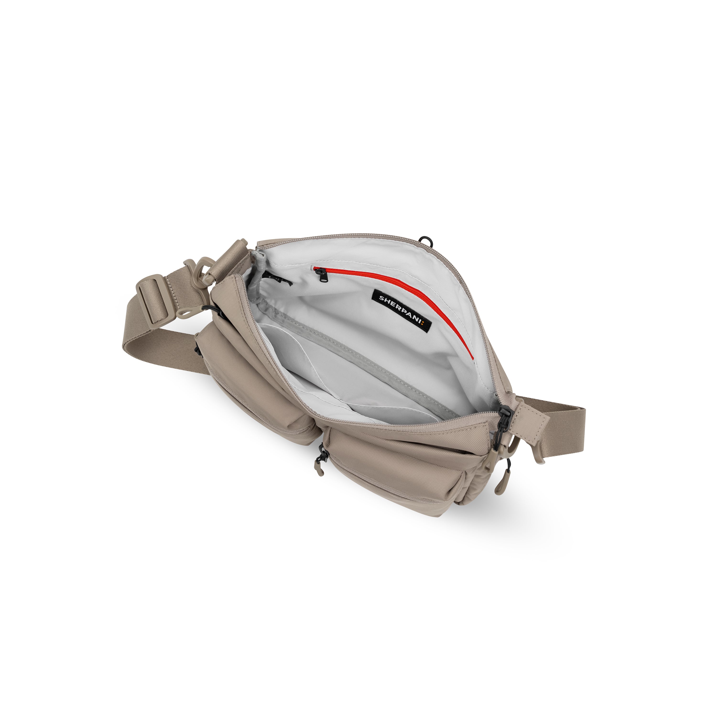 Sherpani Ceara Expandable Crossbody dune