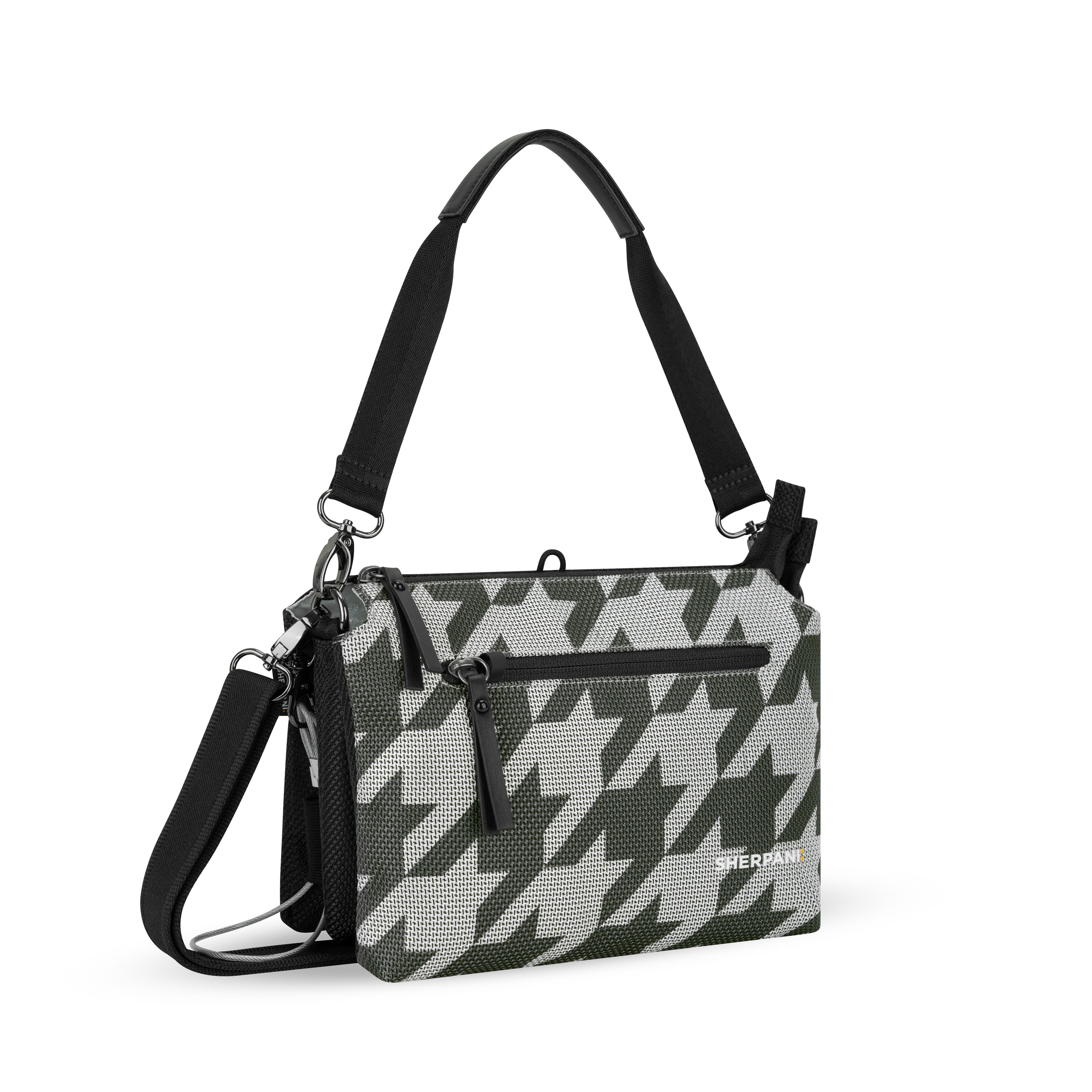 Sherpani Mei AT Travel Crossbody houndstooth