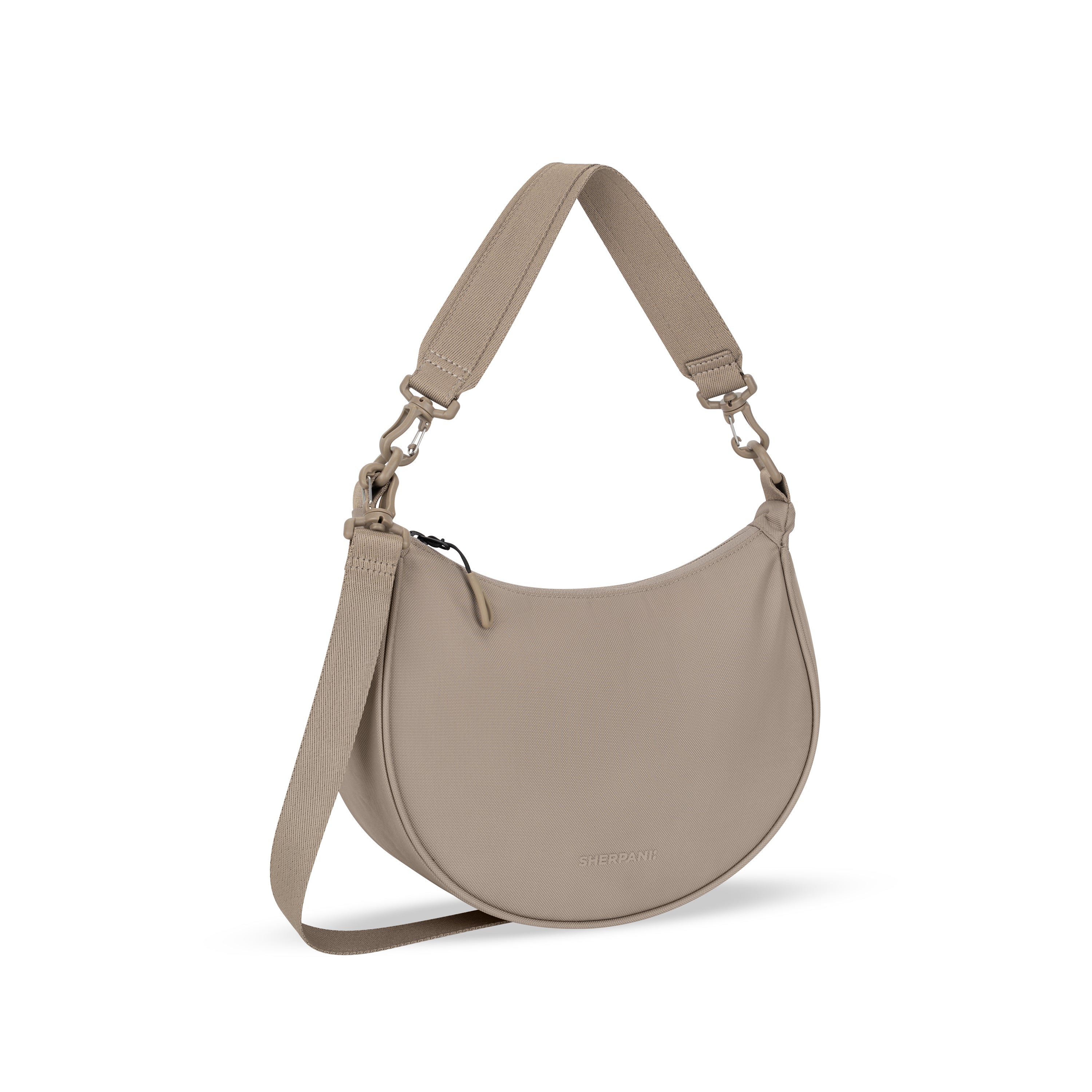 Sherpani Mina Crescent Handbag Crossbody dune