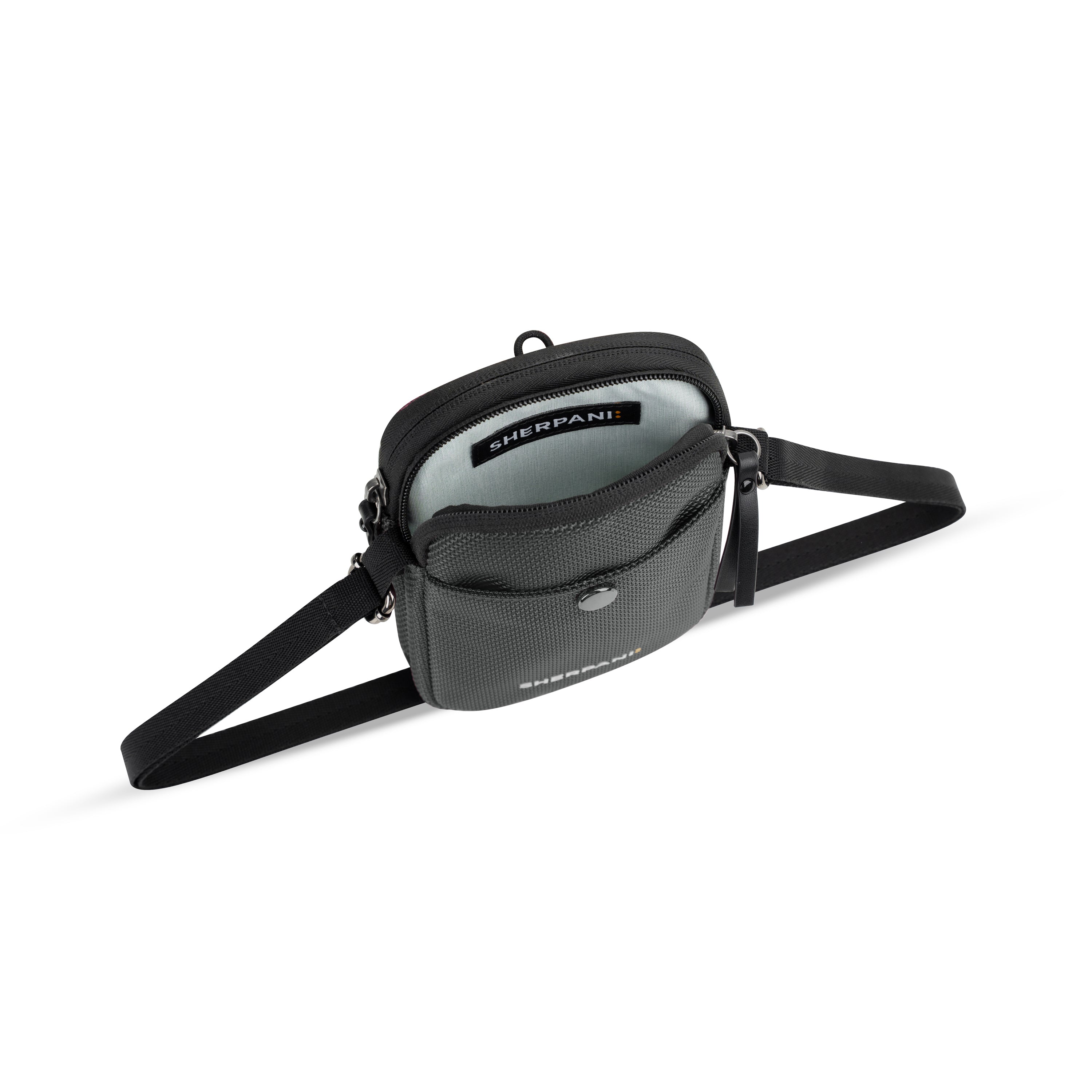 Sherpani Simplicity AT Travel Crossbody Wallet granite