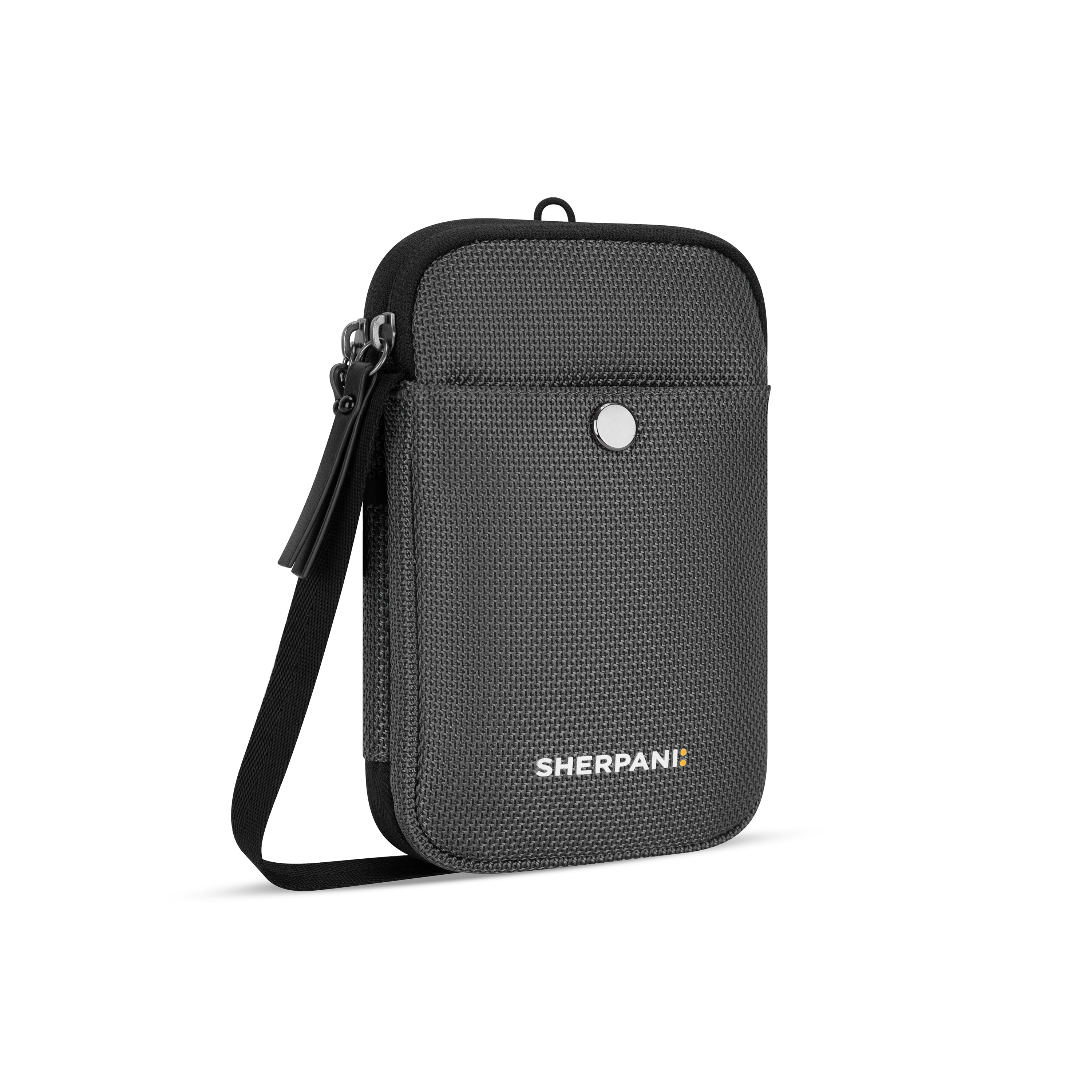 Sherpani Simplicity AT Travel Crossbody Wallet granite