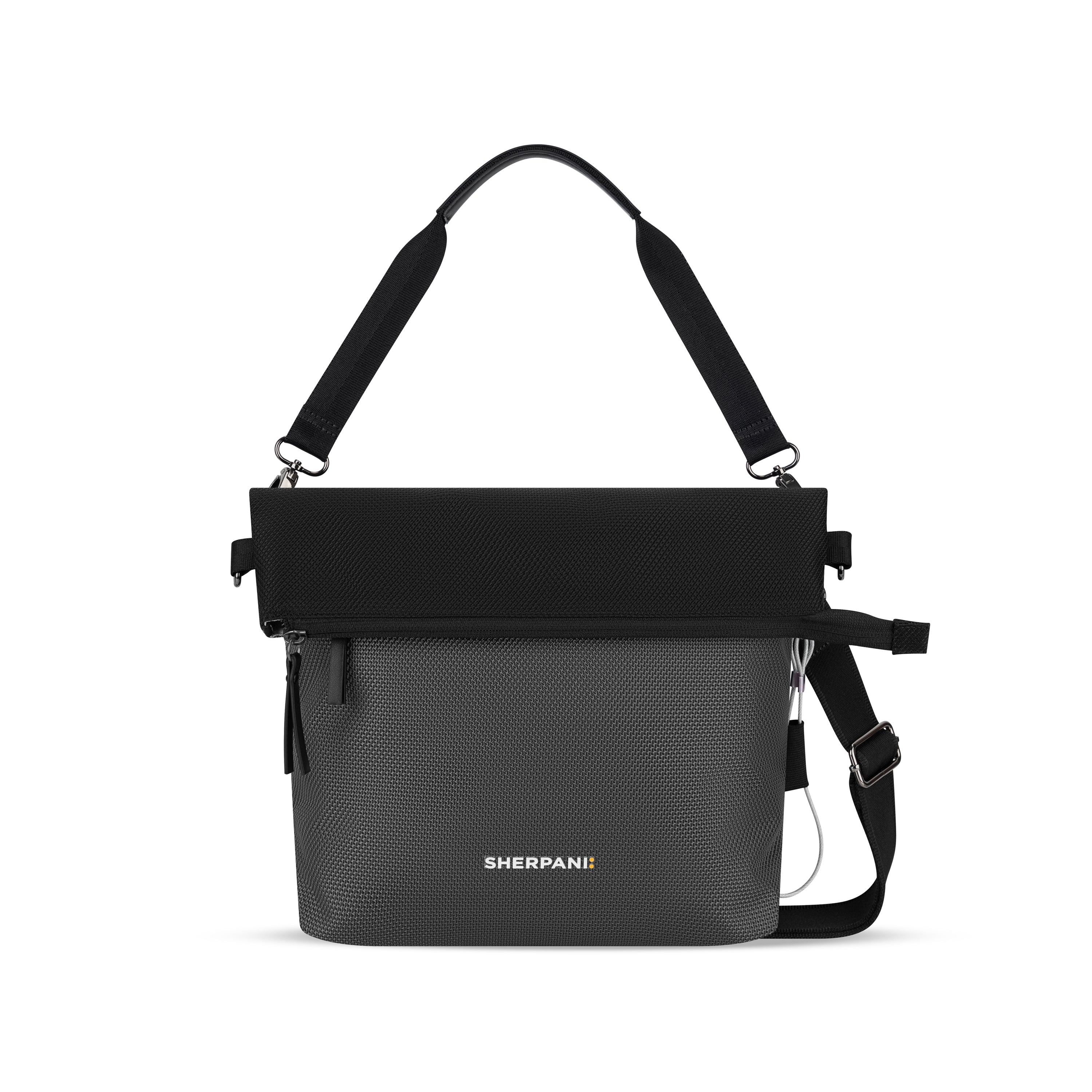 Sherpani Vale AT Reversible Travel Crossbody granite