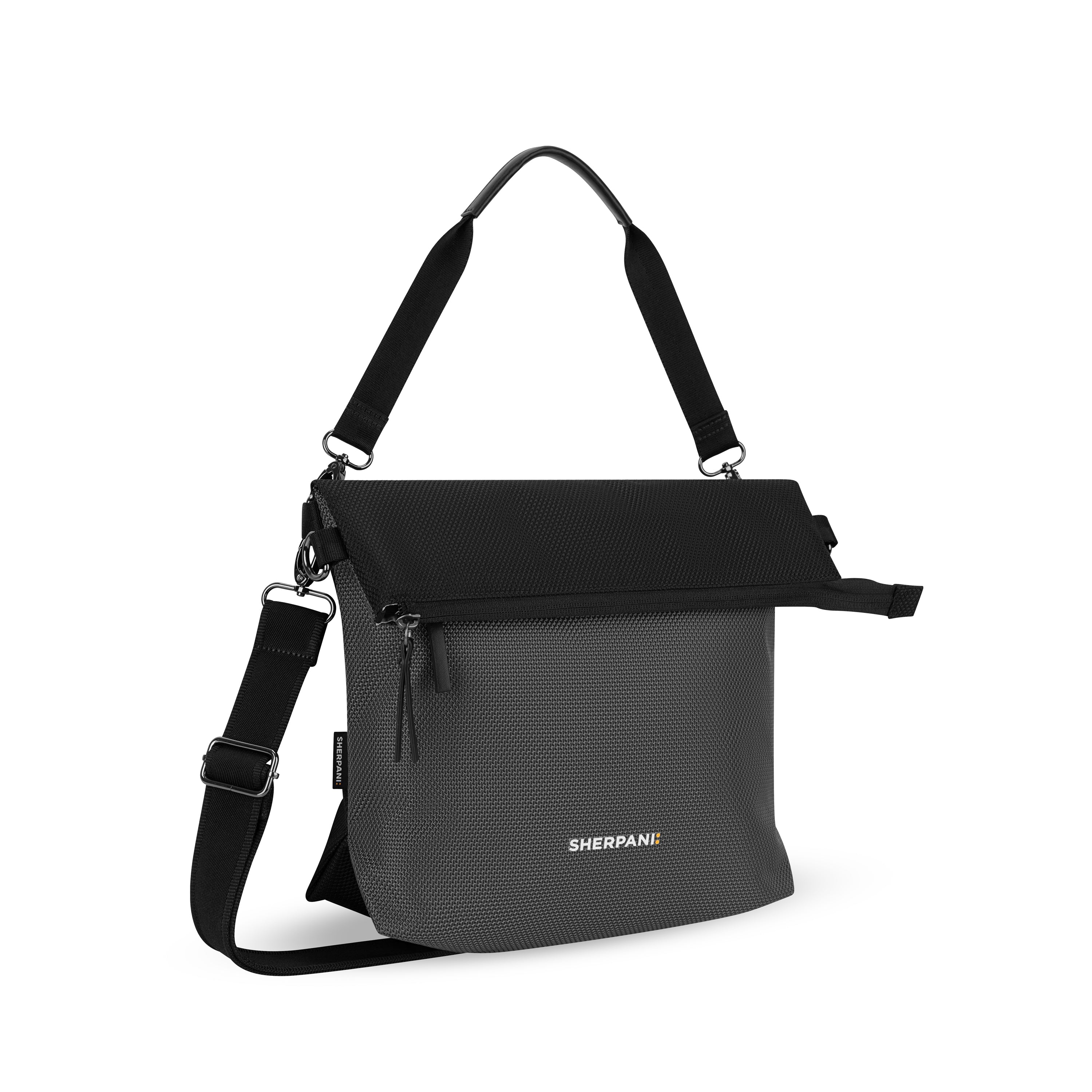Sherpani Vale AT Reversible Travel Crossbody granite