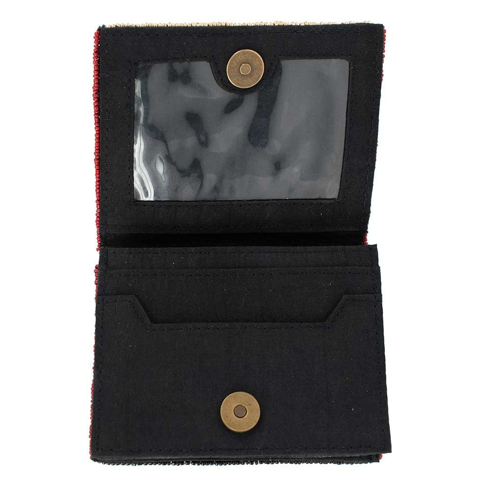 Mary Frances Ebony and Ivory Wallet