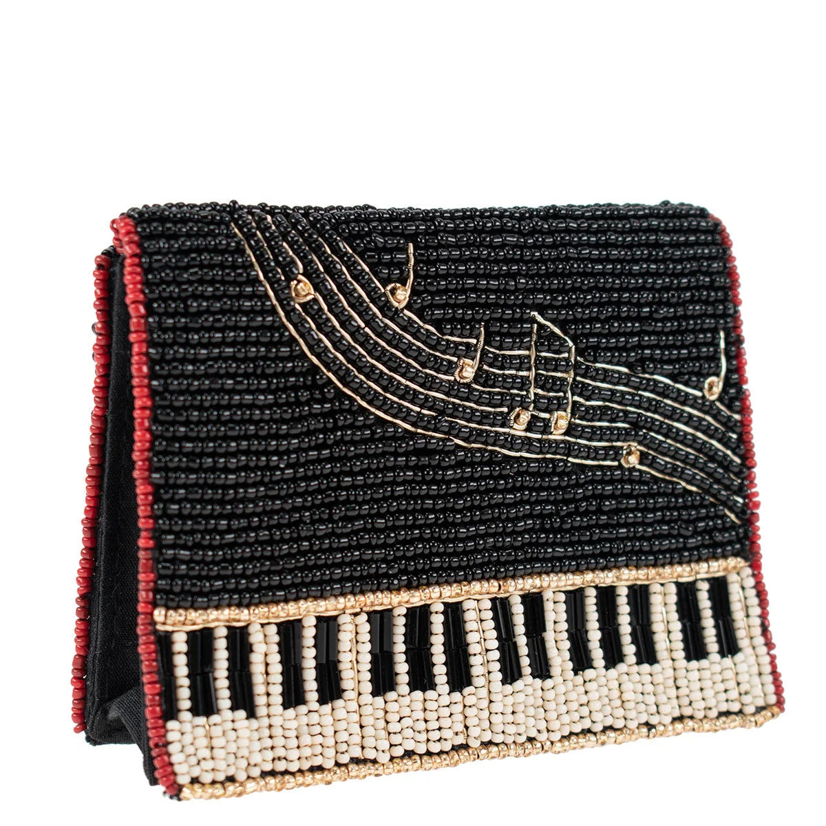 Mary Frances Ebony and Ivory Wallet