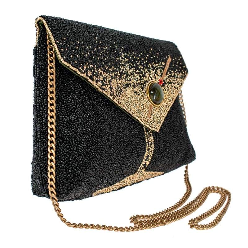 Mary Frances Olive You Crossbody Clutch