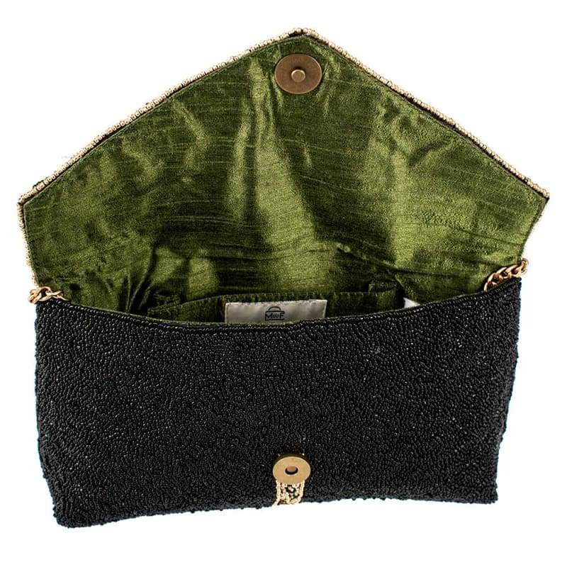 Mary Frances Olive You Crossbody Clutch