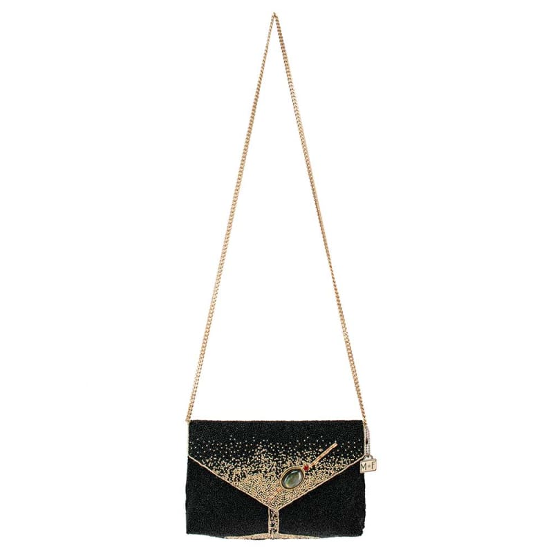 Mary Frances Olive You Crossbody Clutch