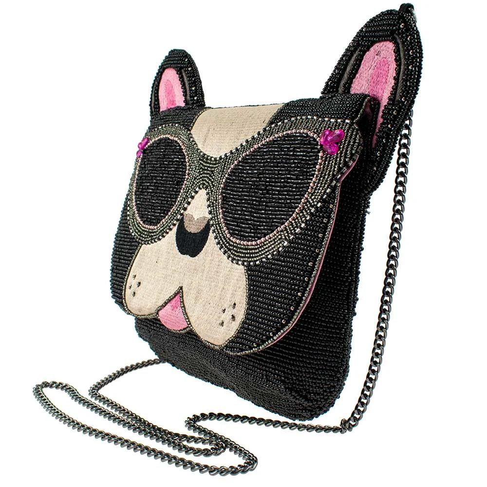 Mary Frances Throw Me a Bone Crossbody Handbag